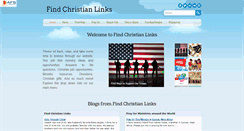 Desktop Screenshot of findchristianlinks.com