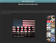 Tablet Screenshot of findchristianlinks.com